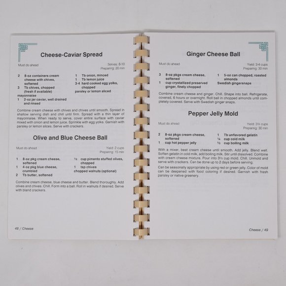 Appetizers Southern Style Junior League Greensboro NC 1992 Vintage Cookbook Food - Picture 11 of 16